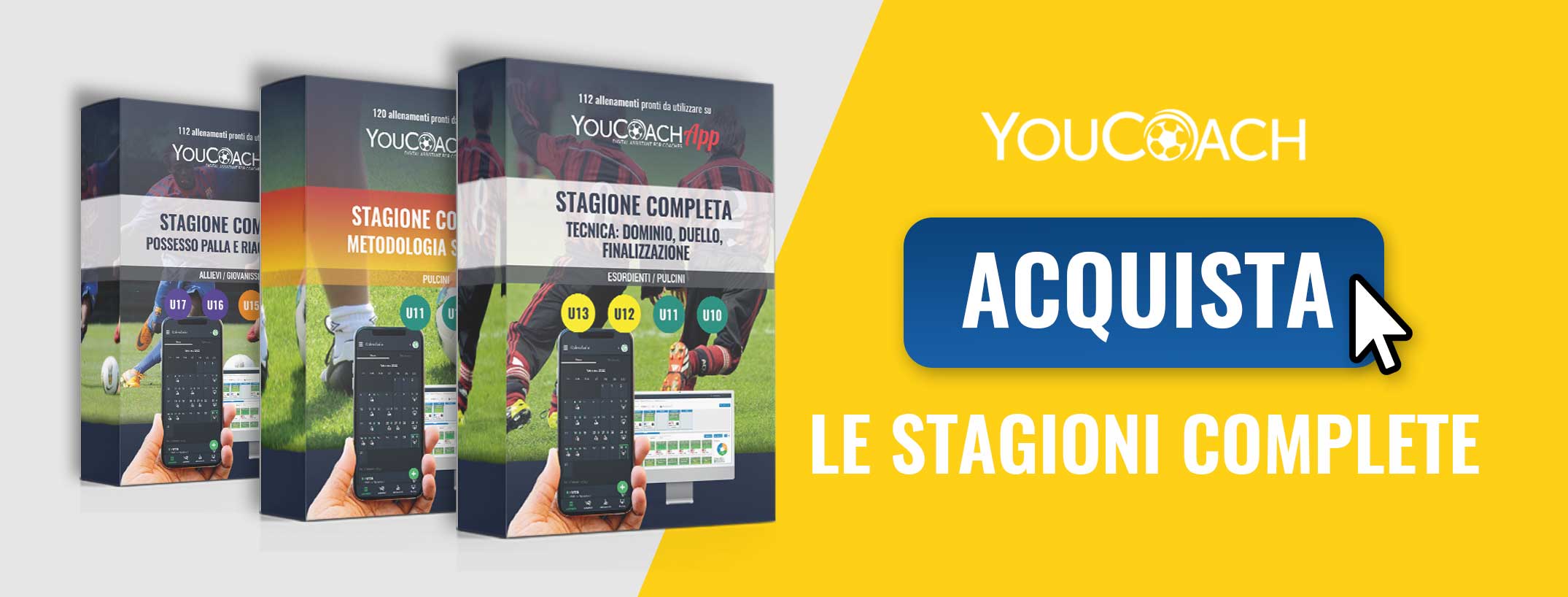 Acquista le Stagioni Complete di YouCoach ad un prezzo scontato!