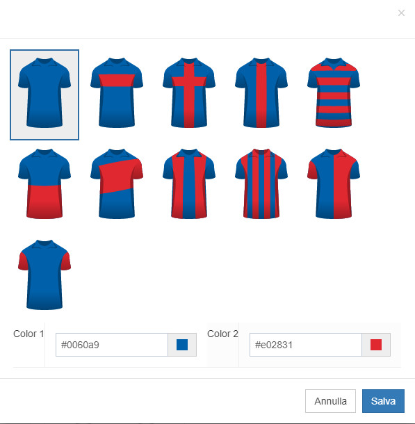 Personalizza le maglie della tua squadra su YouCoachApp